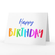 Grosser Geburtstag von uns allen zum Geburtstag