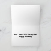 "GROSSER GEBURTSTAG WÜNSCHT VON GROSSER DÄNE" KARTE (Innenseite)