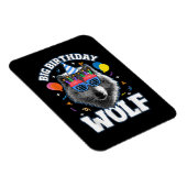 Großer Geburtstags-Wolf für Wölfe Magnet (Rechte Seite)