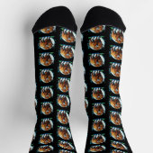 großer gehörnter Bison Socken (Oben)