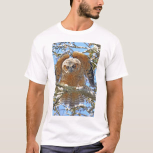 Großer gehörnter Owlet T-Shirt