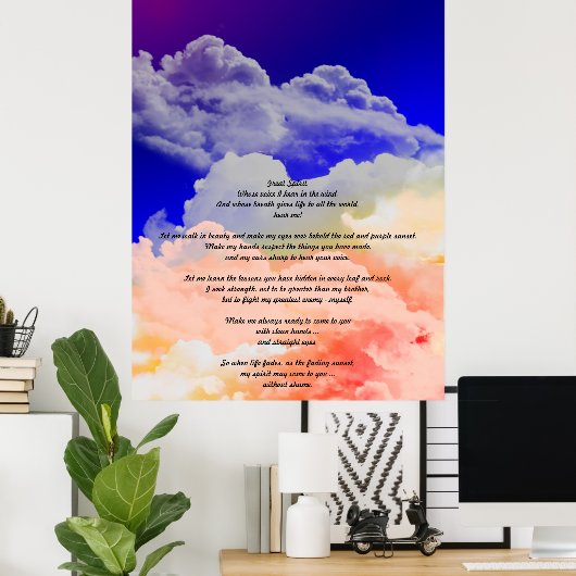 Großer Geist Poster (Heimbüro)