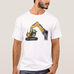 Großer gelber Bagger T-Shirt