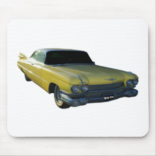 Großer Gelber Fin 59 Cadillac Mousepad