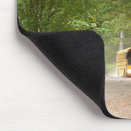 Großer gelber Schulbus Mousepad (Ecke)