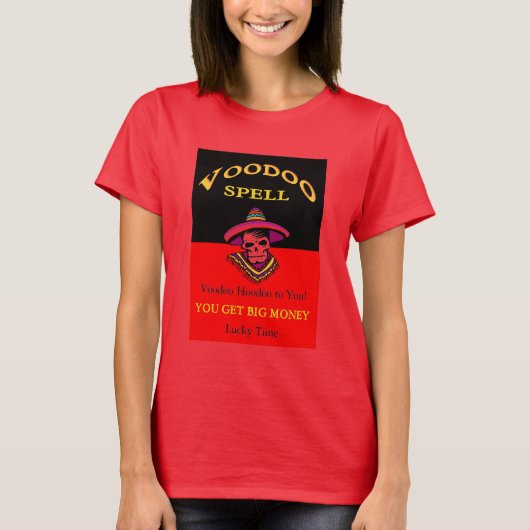 Großer Geld-Voodoo-Zauber T-Shirt (Vorderseite)