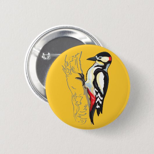 großer gepunkteter Specker Button (Vorne & Hinten)