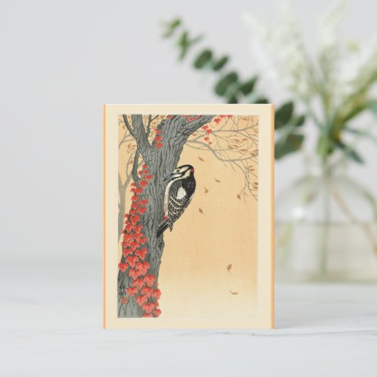 Großer Gepunkteter Specker Postkarte (Stehend Vorderseite)