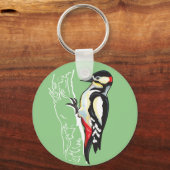 großer gepunkteter Specker Schlüsselanhänger (Vorderseite)