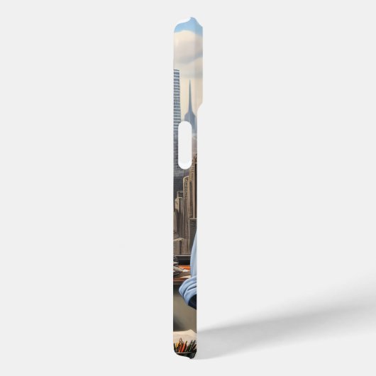 Großer Geschäftsmann in einem Büro Case-Mate iPhone Hülle (Rückseite / Rechts)