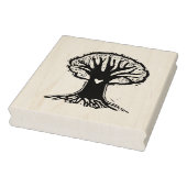 Großer, geschnitzter Baum handgeschnitzter Linocut Gummistempel (Stempel)