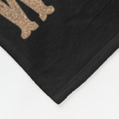 Großer Glasauge mit Angelköder zeichnet Glasaugen- Fleecedecke (Ecke)