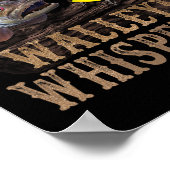 Großer Glasauge mit Angelköder Zeichnung Glasaugen Poster (Ecke)