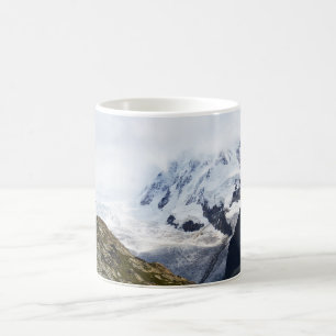 Grosser Gletscher in den Schweizer Alpen Kaffeetasse