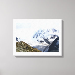 Großer Gletscher in den Schweizer Alpen Leinwanddruck