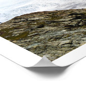 Grosser Gletscher in den Schweizer Alpen Poster (Ecke)