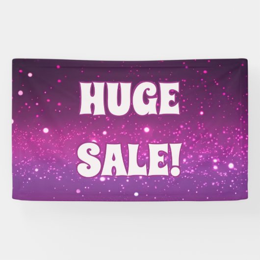 Großer Glitzer-Banner Banner (Horizontal)