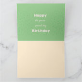 GROSSER Glückwunsch zum Geburtstag! Grußkarte 8.5  Karte (Innenseite)