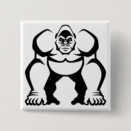 Großer Gorilla Button (Vorderseite)
