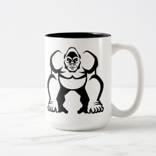 Großer Gorilla Zweifarbige Tasse