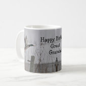 Großer Grandad-Geburtstag Kaffeetasse (Vorderseite Links)