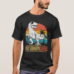 Großer Grandpasaurus T rex Dinosaurier Grandpa Sau T-Shirt