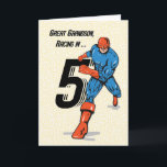 Großer Grandson 5. Geburtstag Superheld Karte<br><div class="desc">Wenn Sie Ihren liebsten Ur-Enkel bei der Feier seines 5. Geburtstages überraschen wollen,  der sehr ankommt,  dann sollten Sie sich schon diese Superhelden-Karte besorgen,  damit Sie ihn damit überraschen können,  die eine besondere Botschaft für ihn hat.</div>