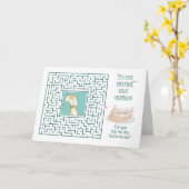 Großer Grandson Phantastisches Geburtstagsrätsel M Karte (Gelbe Blume)