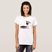 Großer Grebe mit Haube T-Shirt (Vorne ganz)