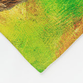 Großer Grizzlybär und schöne Gebirgslandschaft Fleecedecke (Ecke)