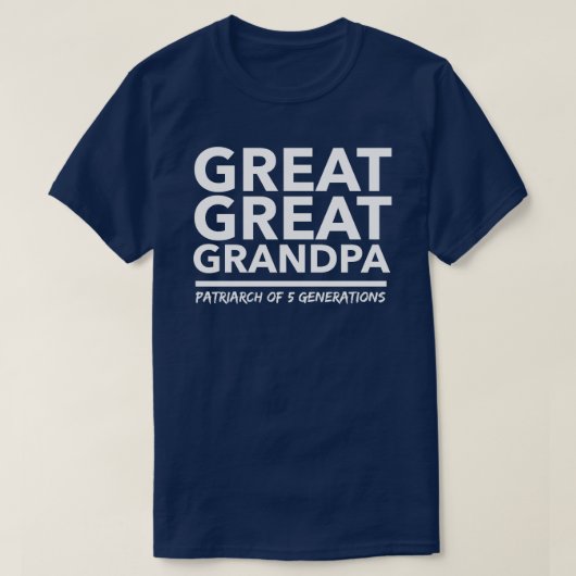 Großer großer Großvater T-Shirt (Design vorne)