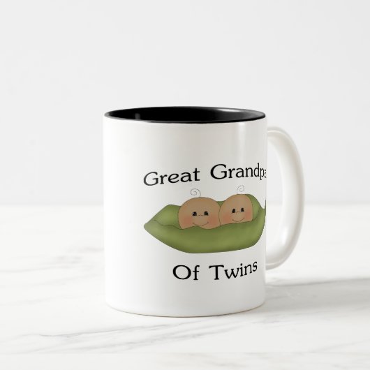 Großer Großvater der Zwillinge Zweifarbige Tasse (VorderseiteRechts)