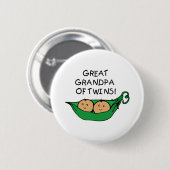 Großer Großvater der Zwillings-Hülse Button (Vorne & Hinten)