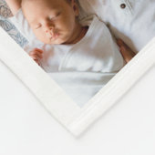 Großer Großvater Foto Fleece Blanket (Ecke)