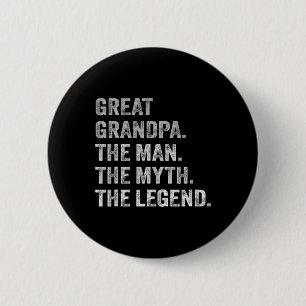 Großer Großvater Myth Legend Weihnachtsvater Tag B Button
