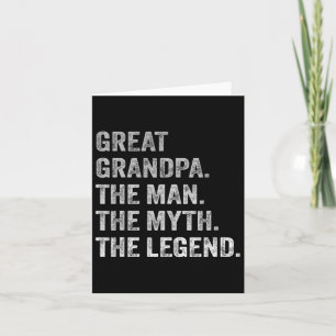 Großer Großvater Myth Legend Weihnachtsvater Tag B Karte
