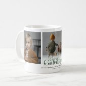 Großer Großvater 'Wir Liebe dir' 3 FotoCollage Kaffeetasse (Vorderseite Links)