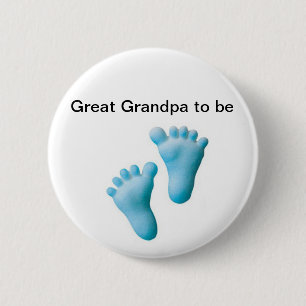 Großer Großvater zum zu sein Button