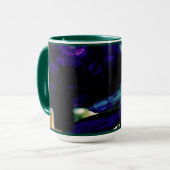 Großer grüner Macaw bei Dewlight Tasse (Vorderseite Links)