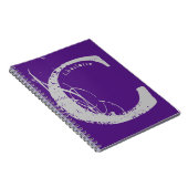 Großer Grunge Alphabet Brief C mit beliebigem Name Notizblock (Rechte Seite)