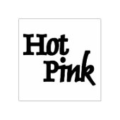 Großer Gummigriff mit Griffstück aus heißrosa Brie Gummistempel (Prägung)