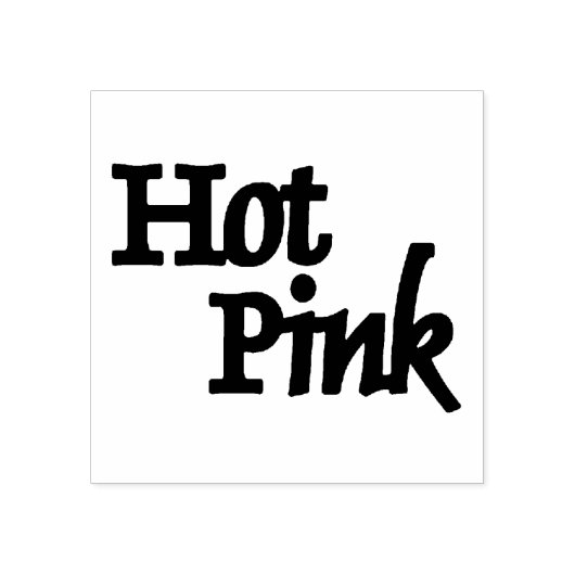 Großer Gummigriff mit Griffstück aus heißrosa Brie Gummistempel (Prägung)