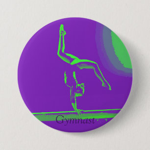Großer Gymnastknopf Button