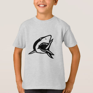 Großer Hai T-Shirt für Kinder