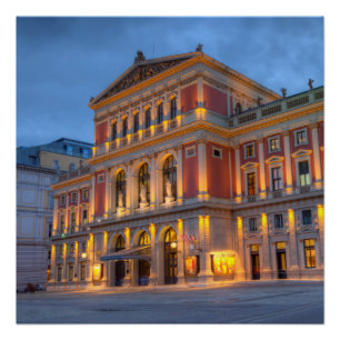 Großer Hall der Dackel Musikverein, Wien, Poster