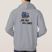 Großer hässlicher GRILLEN Hoodie (Rückseite)