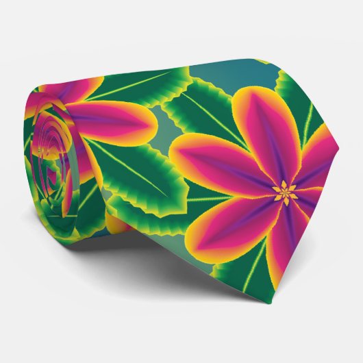 Großer heller tropischer krawatte (Gerollt)