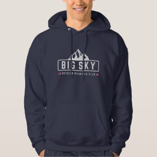 Großer Himmel im Freien Hoodie