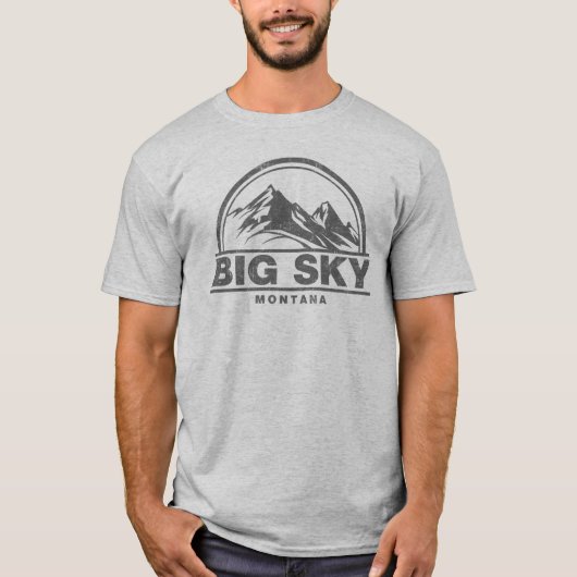 Großer Himmel Montana T-Shirt (Vorderseite)