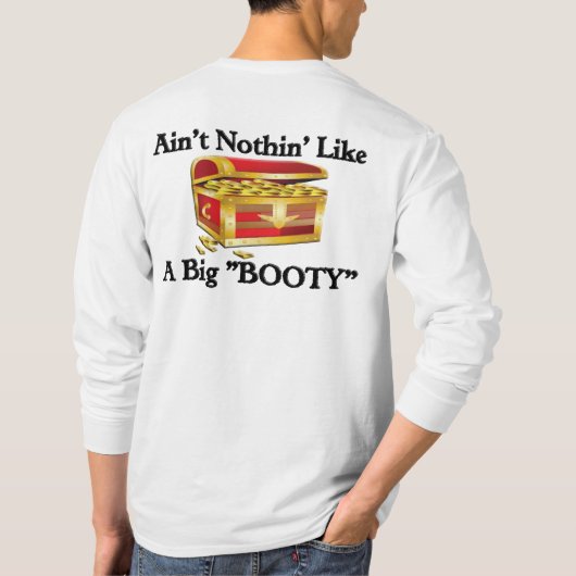 Großer "HINTERN " T-Shirt (Rückseite)